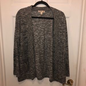 Heather grey cardigan